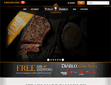 Tablet Screenshot of fuegodiablo.com